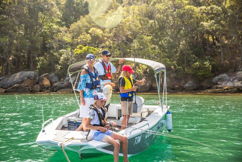 Brisbane Boat Show - Family fishing - photo © AAP Medianet