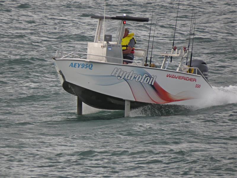 The 5.5m Waverider underway off the Sunshine Coast photo copyright Waverider taken at  and featuring the Fishing boat class