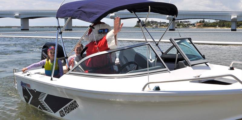 Quintrex rings in the festive season in partnership with Santa Claus, as the brand continues to deliver unforgettable memories to Aussies across the country year-round photo copyright BRP taken at  and featuring the Fishing boat class