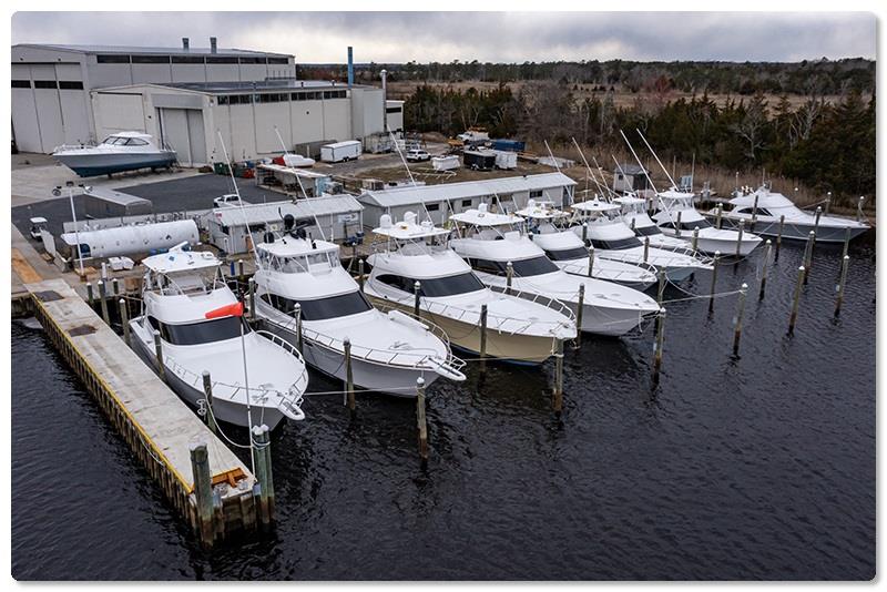 Make Ready Dock in New Gretna photo copyright Viking Yachts taken at  and featuring the Fishing boat class