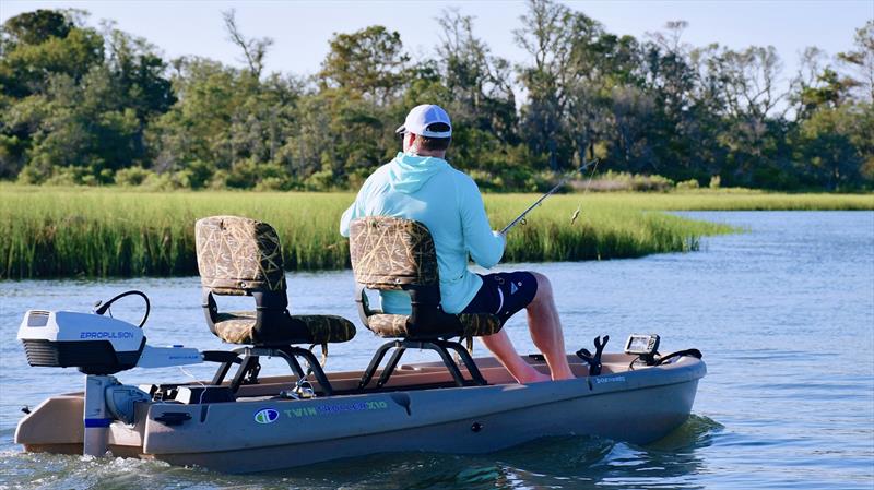 ePropulsion and Freedom Electric Boats ink agreement photo copyright ePropulsion taken at  and featuring the Fishing boat class