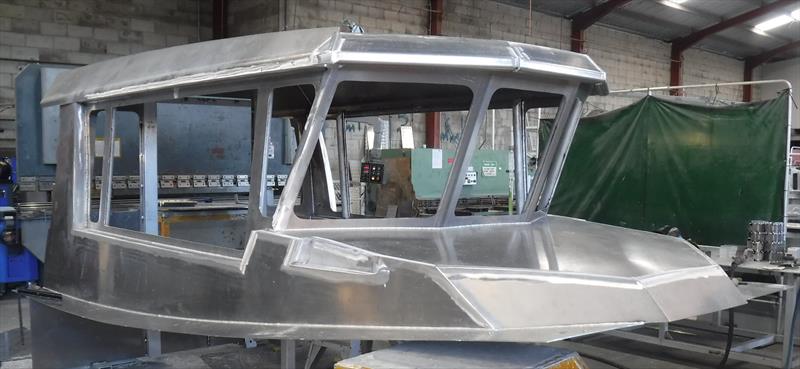 New Woolgoolga Marine Rescue boat construction - photo © Marine Rescue NSW