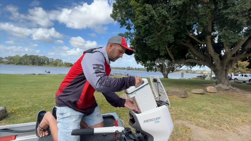 The Avator is powered by a 1kWh lithium-ion battery photo copyright Mercury Marine taken at  and featuring the Fishing boat class