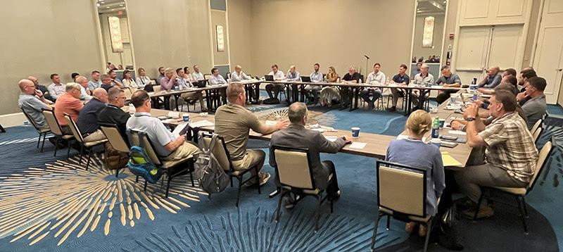 ASA's Government Affairs committee discussing current and upcoming federal and state proposed policy changes that impact recreational fishing photo copyright American Sportfishing Association taken at  and featuring the Fishing boat class