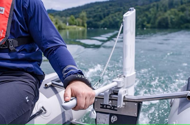Remote control for RemigoOne Electric Outboard - photo © Remigo