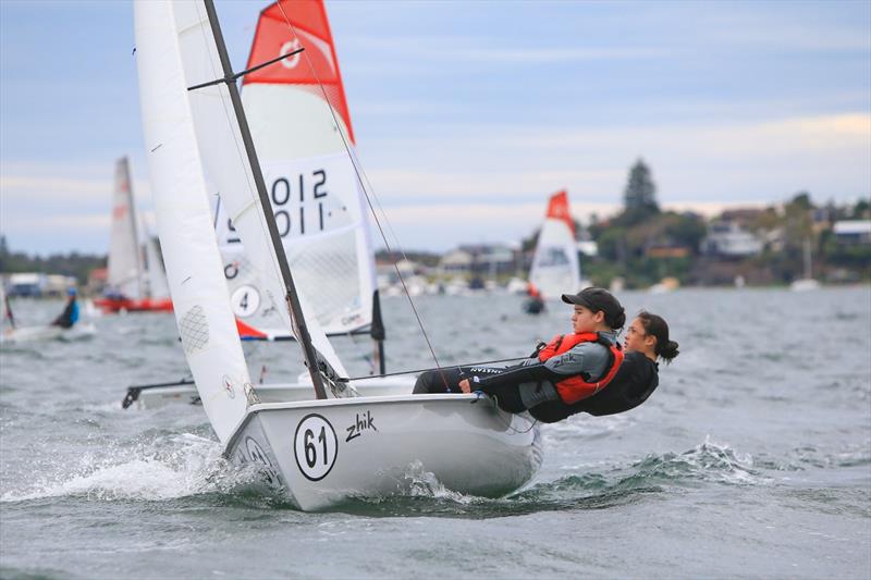 Race 4 action - 2023 Zhik Combined High Schools Championships Day 2 - photo © Redhotshotz - Chris Munro