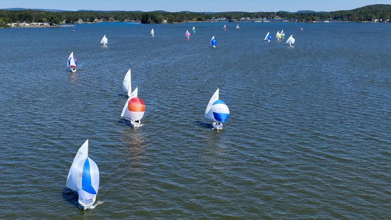 Racecourse action at the Flying Scot Wife-Husband Championship photo copyright the Flying Scot Wife-Husband Championship taken at Birmingham Sailing Club and featuring the Flying Scot class