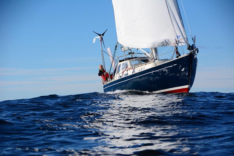 Wiig's OE 32 double ender Olleanne has been a consistant front running since the start of the race on July 1 - Golden Globe Race photo copyright Jon Amtrup / PPL / GGR taken at  and featuring the Golden Globe Race class