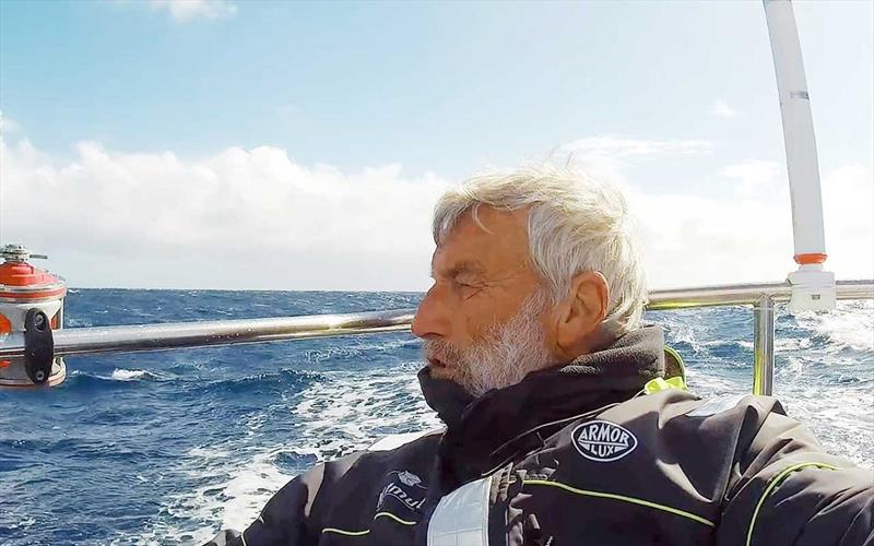 Jean-Luc was surprised and honored with the distinction - photo © Golden Globe Race