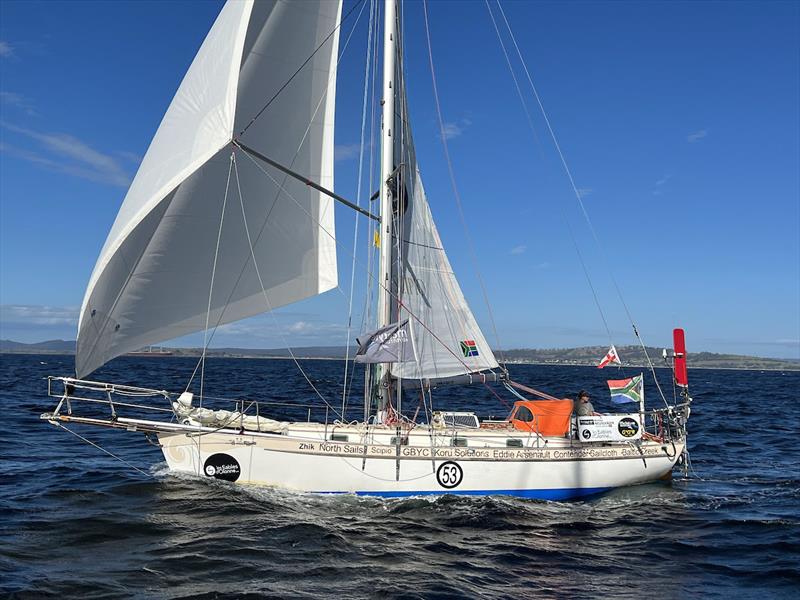 2nd through the Hobart Gate on Christmas Day 112 Days out from Les Sables d'Olonne photo copyright GGR2022 taken at  and featuring the Golden Globe Race class