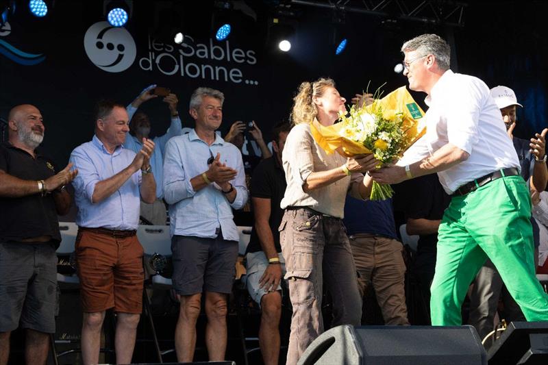 2022/3 Golden Globe Solo non-stop Round the World Yacht Race Prize Giving in Les Sables d'Olonne - Kirsten Neuschäfer, Yannick Moreau photo copyright Tim Bishop / GGR / PPL taken at  and featuring the Golden Globe Race class