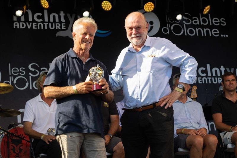 2022/3 Golden Globe Solo non-stop Round the World Yacht Race Prize Giving in Les Sables d'Olonne - Jeremy Bagshaw, Don McIntyre photo copyright Tim Bishop / GGR / PPL taken at  and featuring the Golden Globe Race class