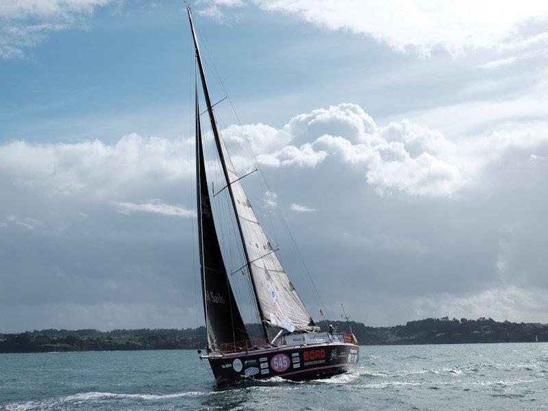 Pavlin Nadvorni departs on the Global Solo Challenge photo copyright GSC taken at  and featuring the Golden Globe Race class