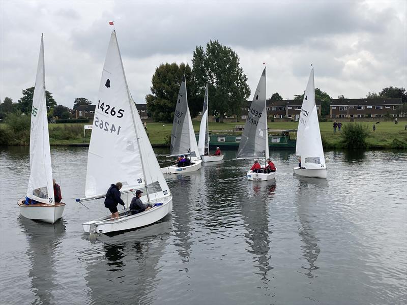 GP14 London and South East Travellers at Hampton photo copyright George Bell taken at Hampton Sailing Club and featuring the GP14 class