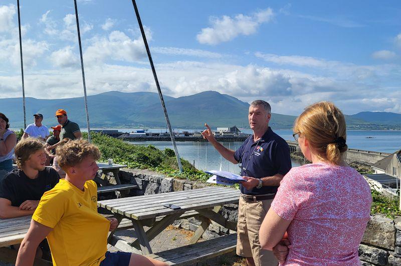 Just look at that view! - GP14 Munster Championship at Tralee Bay - Day 1 photo copyright Andy Johnston taken at Tralee Bay Sailing Club and featuring the GP14 class