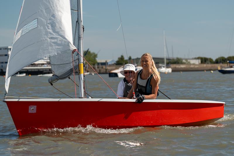Ant Law sailing on Day 3 of Burnham Week 2025 - photo © Petru Balau Sports Photography / sports.hub47.com
