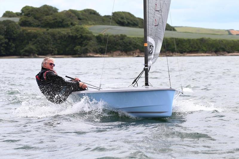 The trick has to be to fit boat to the sailor! Just a week after the Moth picture was taken, the author was sailing in an Hadron H2 that seemed perfectly at ease carrying that level of weight by remaining competitive photo copyright Keith Callaghan taken at  and featuring the Hadron H2 class