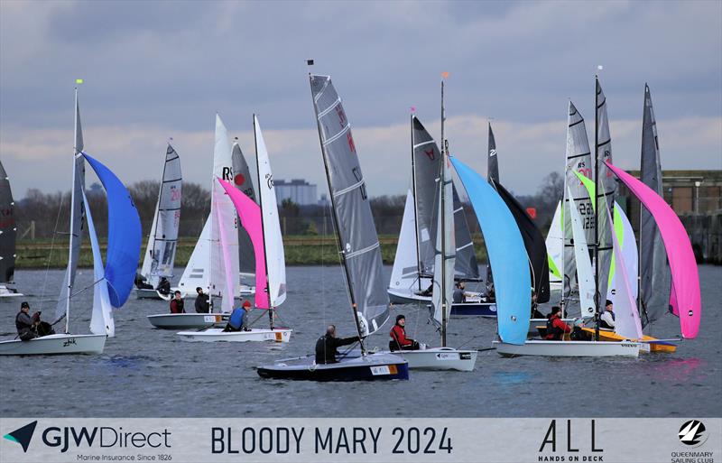 GJW Direct 48th Bloody Mary photo copyright Mark Jardine taken at Queen Mary Sailing Club and featuring the Hadron H2 class