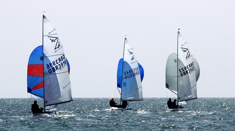 One-design fleets provide the closest racing photo copyright Mark Jardine taken at Parkstone Yacht Club and featuring the  class