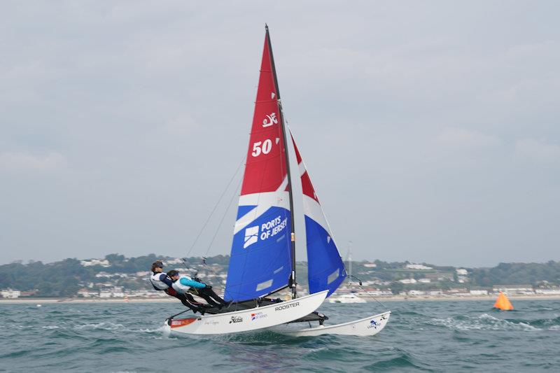 Class 6 winners, 'Ships and Giggles', Ollie Voak and Megan Roworth - 12th Carey Olsen Jersey Regatta - photo © Bill Harris