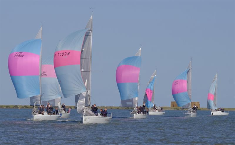 The highly contested 707 National Championship at Burnham Week - photo © Roger Mant