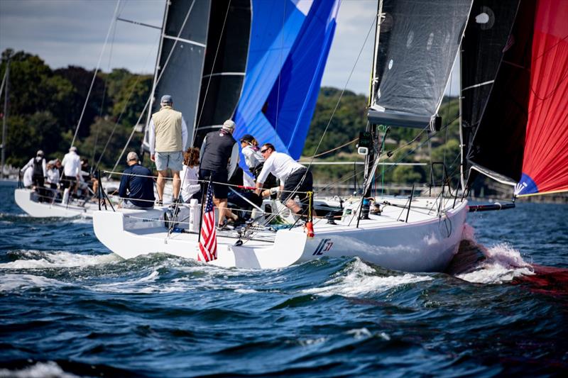 IC37 Fleet racing photo copyright Melges Performance Sailboats taken at  and featuring the IC37 class