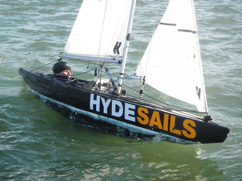 Jack Grogan wins the Illusion Nationals at Bembridge photo copyright Mike Samuelson taken at Bembridge Sailing Club and featuring the Illusion class