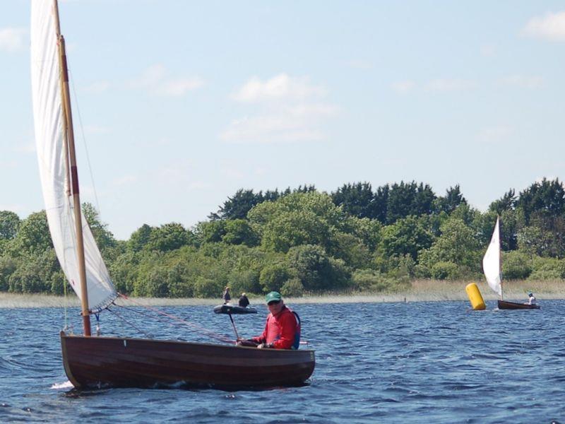 'Tortoise' sailed by Colin Blewett of Poole in the Irish 12 Foot Dinghy Championship at Lough Ree photo copyright John Malone taken at Lough Ree Yacht Club and featuring the International 12 class