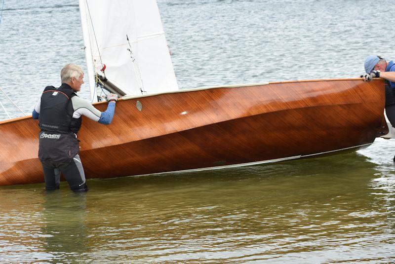 Showing of just how far and how fast International 14 development had been taking place, for this is a far from a modern boat (it's nearly 50 years old) photo copyright Dougal Henshall taken at Grafham Water Sailing Club and featuring the International 14 class