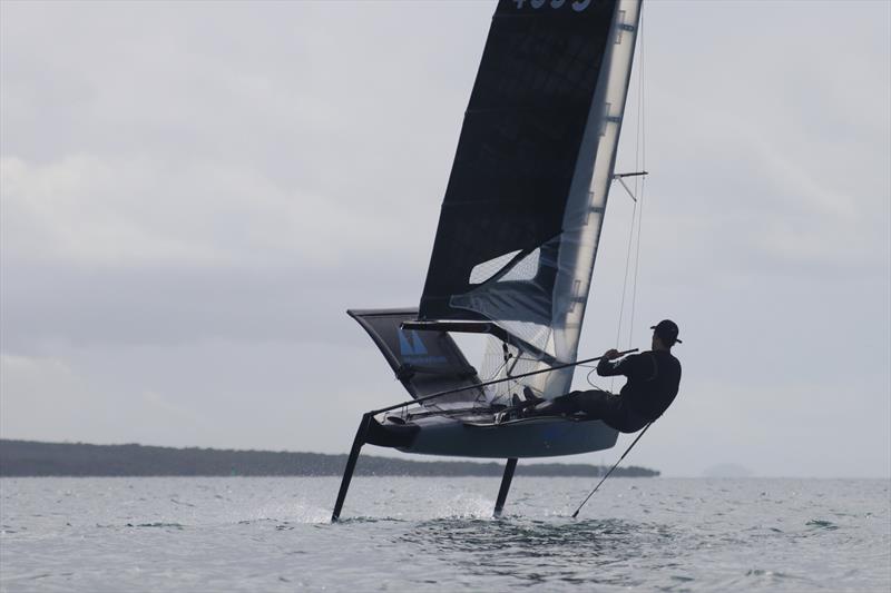 Bieker Moth by Mackay Boats -  photo copyright Adam Mustill Photography taken at Takapuna Boating Club and featuring the International Moth class