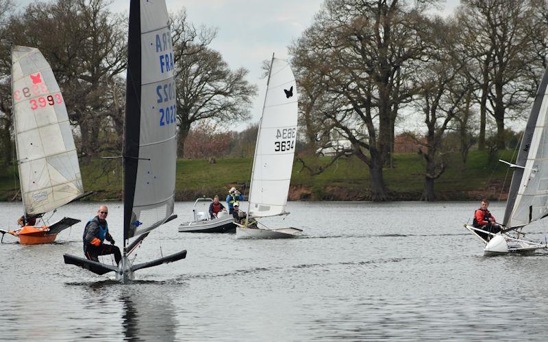 Lowrider Moths at Nantwich & Border Counties SC photo copyright Dougal Henshall taken at Nantwich & Border Counties Sailing Club and featuring the International Moth class