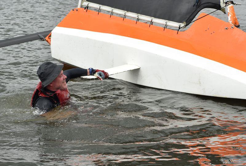 Sam Barker clears his hangover - Lowrider Moths at Nantwich & Border Counties SC - photo © Dougal Henshall