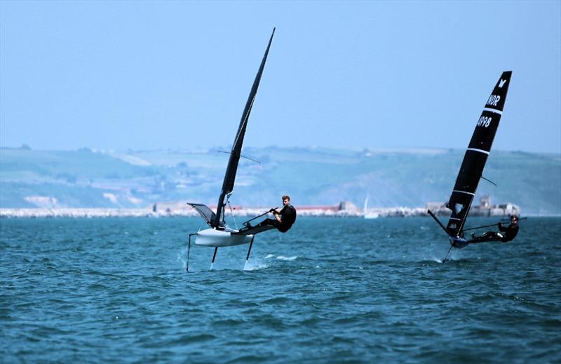 Henry Haslett (NZL) - Wetsuit Outlet and Zhik International Moth World Championship 2023 - photo © Mark Jardine / IMCAUK