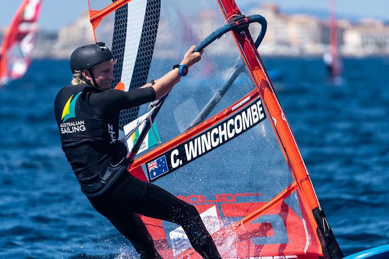 Caelin Winchcombe photo copyright Beau Outteridge / Australian Sailing Team taken at Australian Sailing and featuring the iQFoil class