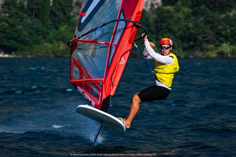 Federico Pilloni, 2024 iQFOiL Youth World Champion - photo © Martina Orsini / World Sailing
