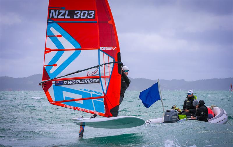 Daniella Woolridge - iQFoil- Predictwind Youth NZ Nationals - Manly SC - September 2025 - photo © Insight Media