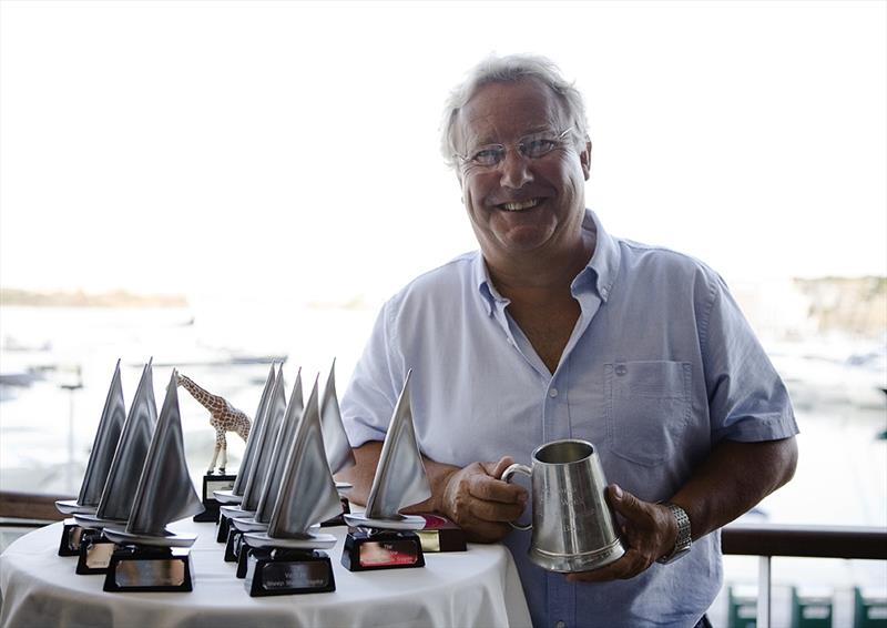 Mike Crompton, event organiser and owner of Xpletive was third in the fast handicap at the Vendee Menorca Week 2014 photo copyright Silvina Varela taken at Club Maritimo de Mahon and featuring the IRC class