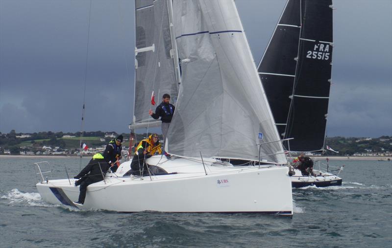 Canopée and Veronika during the UBS Jersey Regatta 2017 photo copyright Bill Harris taken at Royal Channel Islands Yacht Club and featuring the IRC class