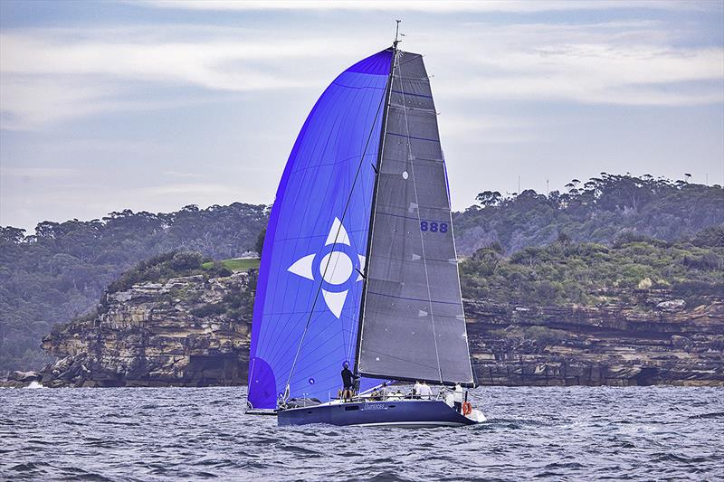 Huntress sailing in Sydney Harbour; Philip Grove is an advocate for MySail, having used it to find many of his race crew photo copyright Benjamin Williams taken at  and featuring the IRC class