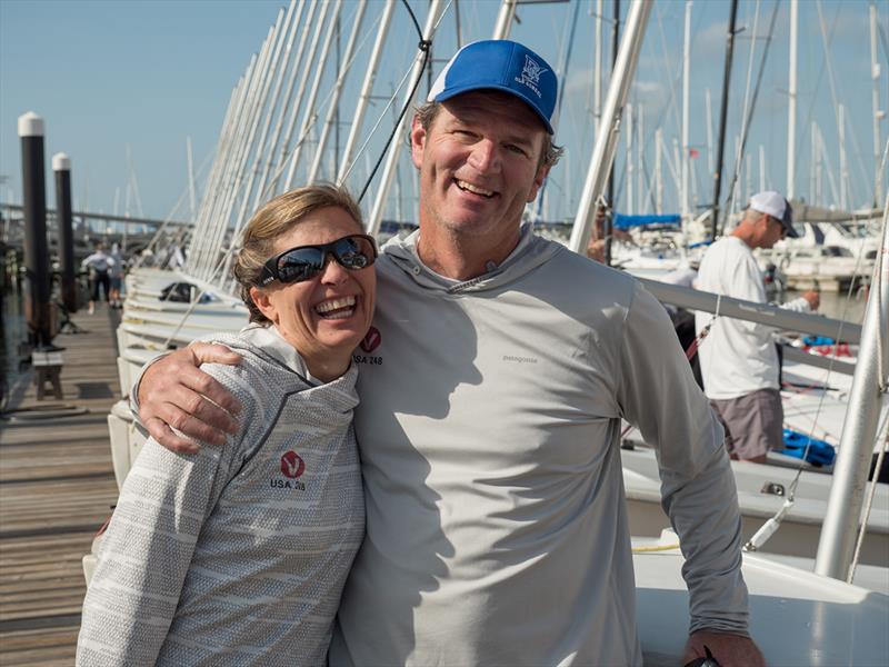 Geoff and Mary Ewenson - 2018 Sperry Charleston Race Week  photo copyright Larry Monteith taken at Charleston Yacht Club and featuring the IRC class