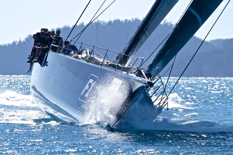 Black Jack heads to the finish off the Hamilton Island YC - Hamilton Island Race Week - Day 3 - photo © Richard Gladwell