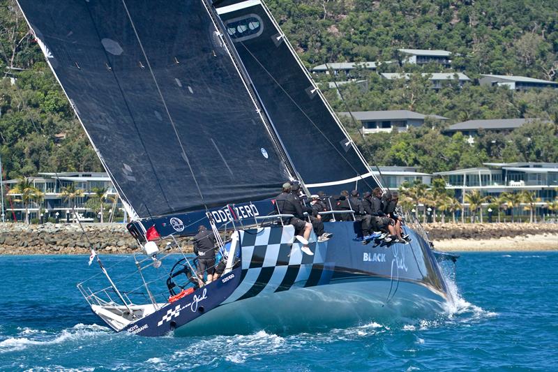 Black Jack heads to the finish off the Hamilton Island YC - Hamilton Island Race Week - Day 3 - photo © Richard Gladwell