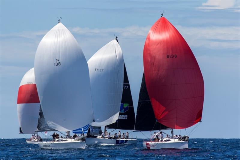 Racing was so close - Sydney Harbour Regatta 2019 photo copyright Andrea Francolini taken at Middle Harbour Yacht Club and featuring the IRC class