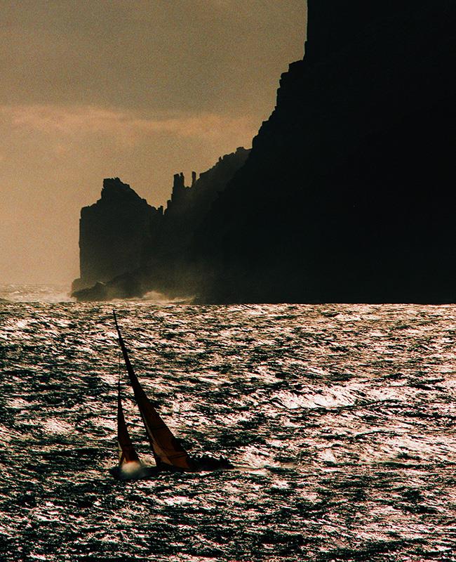 It was the cover shot for 'Ocean Classics' - Zero III off Tasman Island in 1992 photo copyright Richard Bennett taken at Cruising Yacht Club of Australia and featuring the IRC class