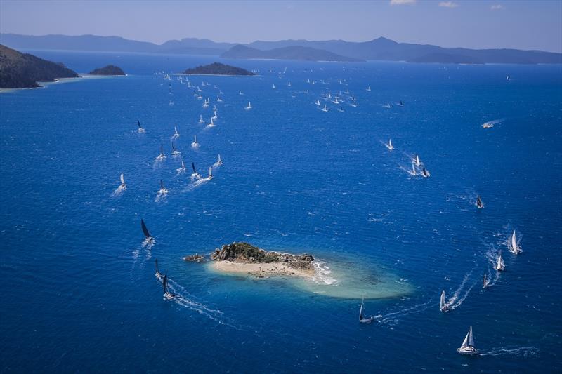 The rounding marks are islands, not buoys, at Hamilton Island Race Week.  - photo © Craig Greenhill – Salty Dingo