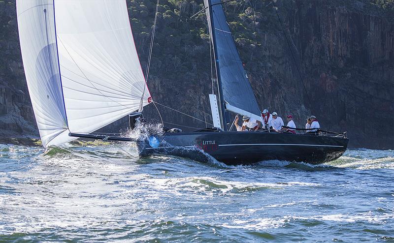 Little Nico racing back into Port Stephens - photo © John Curnow