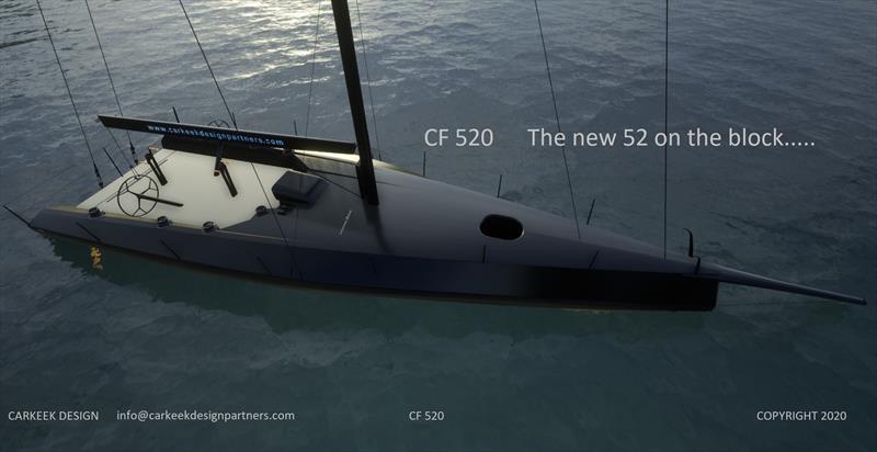 The new CF 520 - first one finished April 2021 photo copyright Carkeek Design taken at  and featuring the IRC class