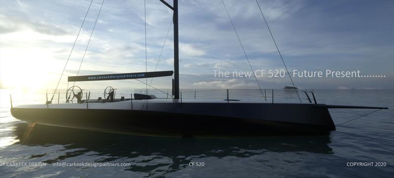 The new CF 520 - first one finished April 2021 photo copyright Carkeek Design taken at  and featuring the IRC class