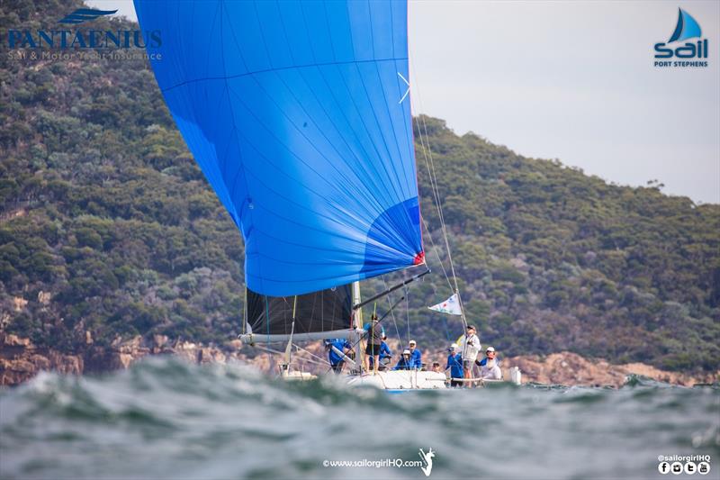 Sail Port Stephens 2021 photo copyright Nic Douglass / www.AdventuresofaSailorGirl.com taken at Corlette Point Sailing Club and featuring the IRC class