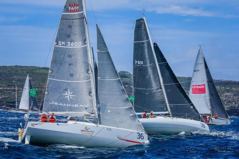 Maverick at the start of the 2021 Rolex Sydney Hobart Yacht Race. - photo © Salty Dingo